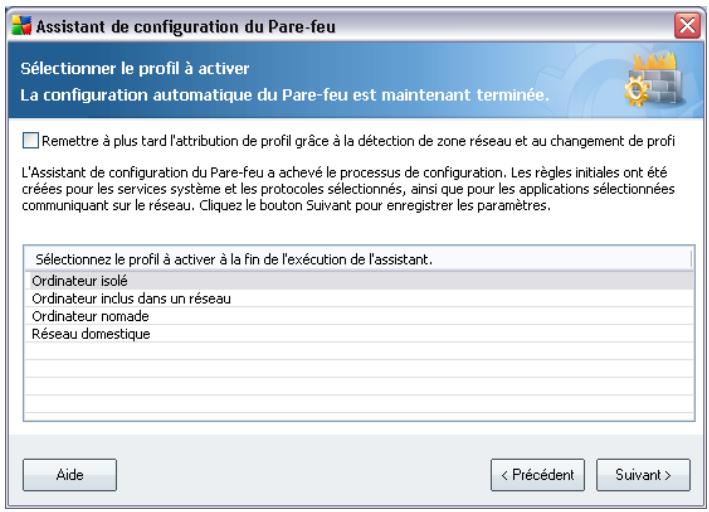 GRISOFT AVG 8.5 INTERNET SECURITY - Sélectionner le profil à activer - 1
