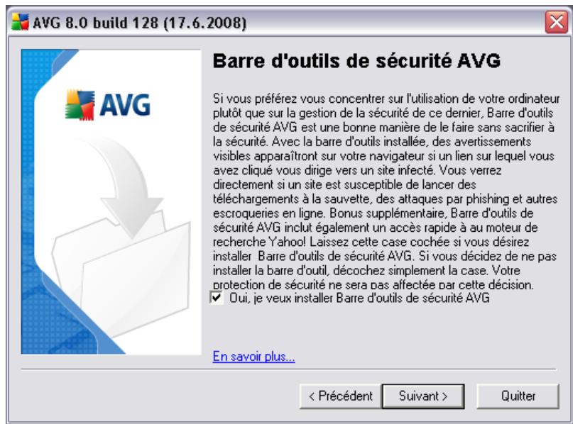GRISOFT AVG 8.5 INTERNET SECURITY - Barre d'outils de sécurité AVG - 1