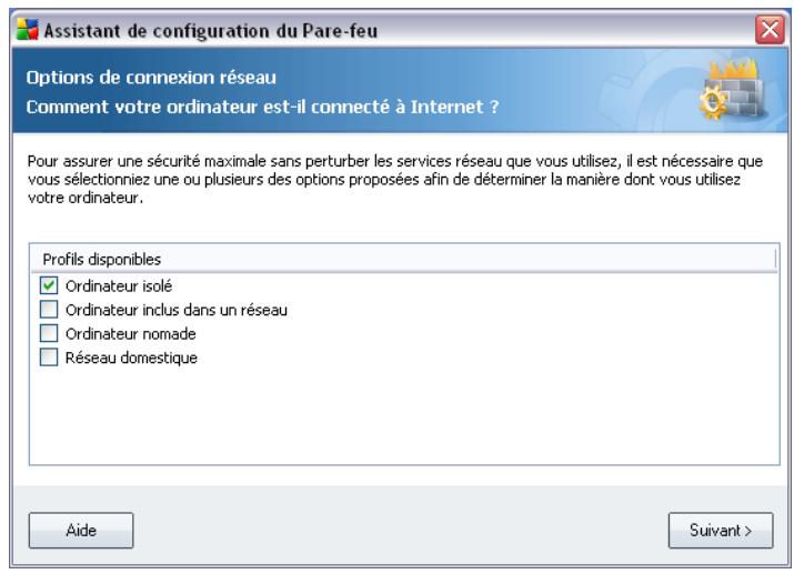 GRISOFT AVG 8.5 INTERNET SECURITY - Options de connexion réseau - 1