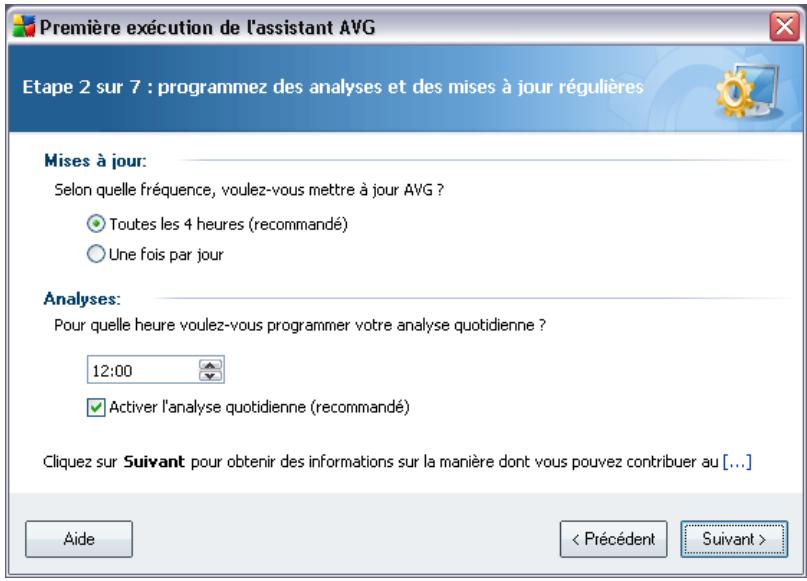 GRISOFT AVG 8.5 INTERNET SECURITY EDITION - Programmation des analyses et des mises à jour - 1