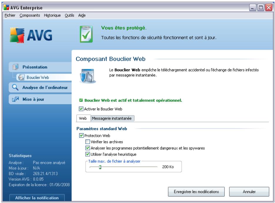GRISOFT AVG 8.5 INTERNET SECURITY EDITION - Configuration standard du composant - 2