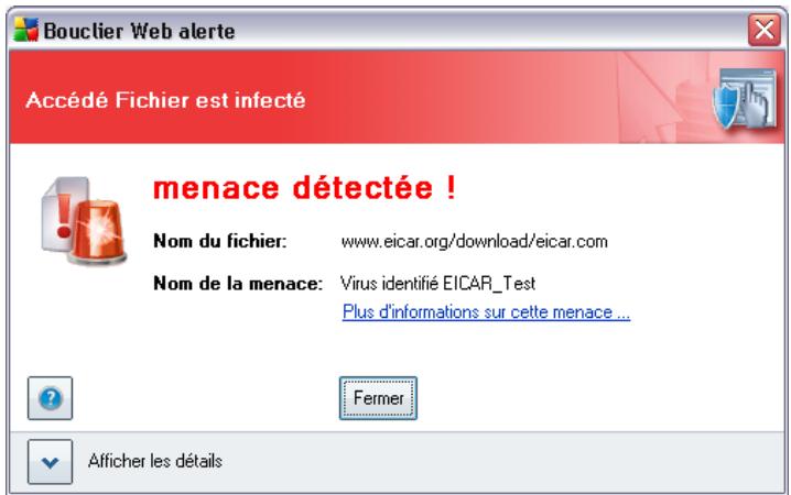 GRISOFT AVG 8.5 INTERNET SECURITY EDITION - Détection bouclier web - 1