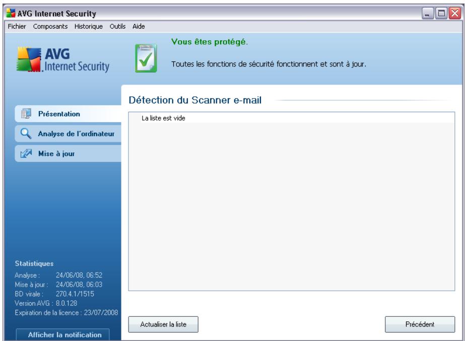 GRISOFT AVG 8.5 INTERNET SECURITY EDITION - Détection du scanner e-mail - 1