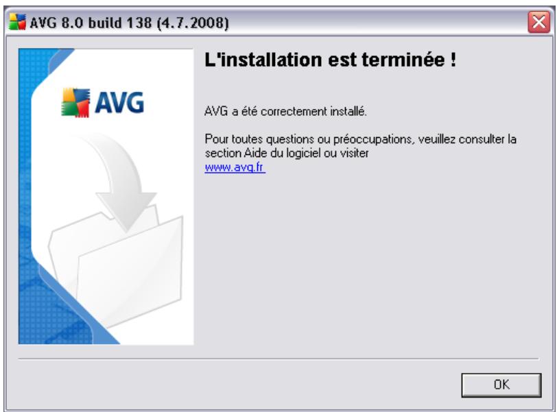 GRISOFT AVG 8.5 INTERNET SECURITY EDITION - Installation terminée - 1
