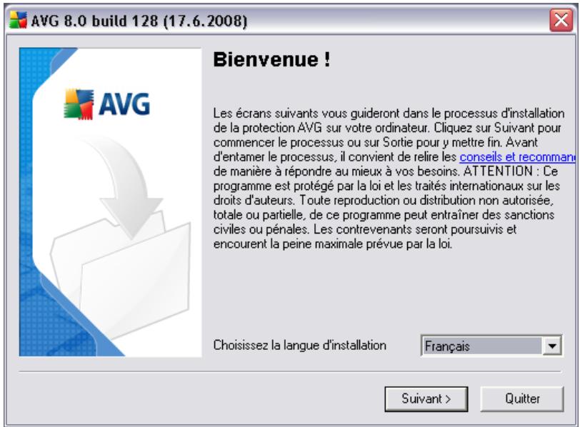 GRISOFT AVG 8.5 INTERNET SECURITY EDITION - Lancement de l'installation - 1