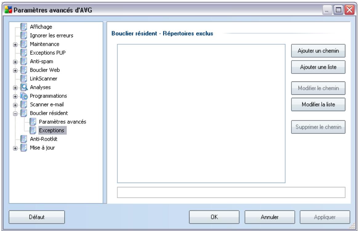 GRISOFT AVG 8.5 INTERNET SECURITY EDITION - 12.11: Exceptions - 1
