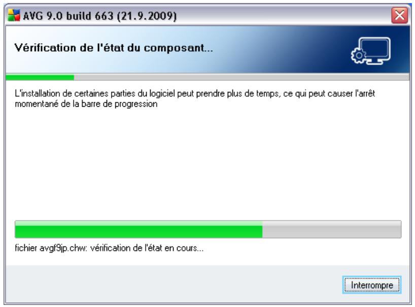 GRISOFT AVG 9 FILE SERVER - Vérification de l'état du composant - 1