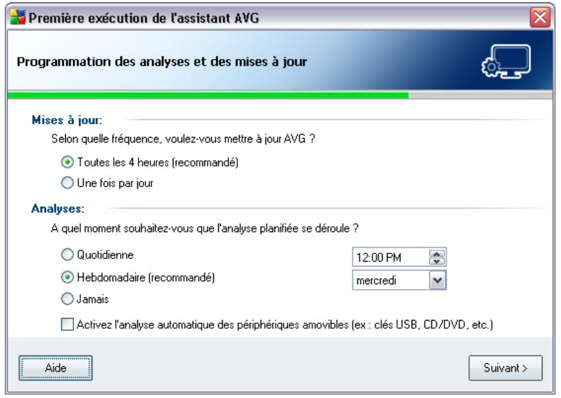 GRISOFT AVG 9 FILE SERVER - Programmation des analyses et des mises à jour - 1