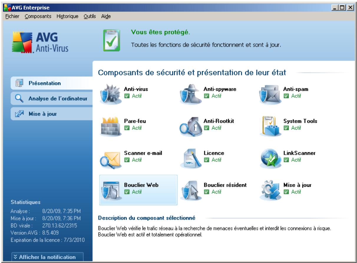 GRISOFT AVG 9 FILE SERVER - Interface utilisateur AVG - 1