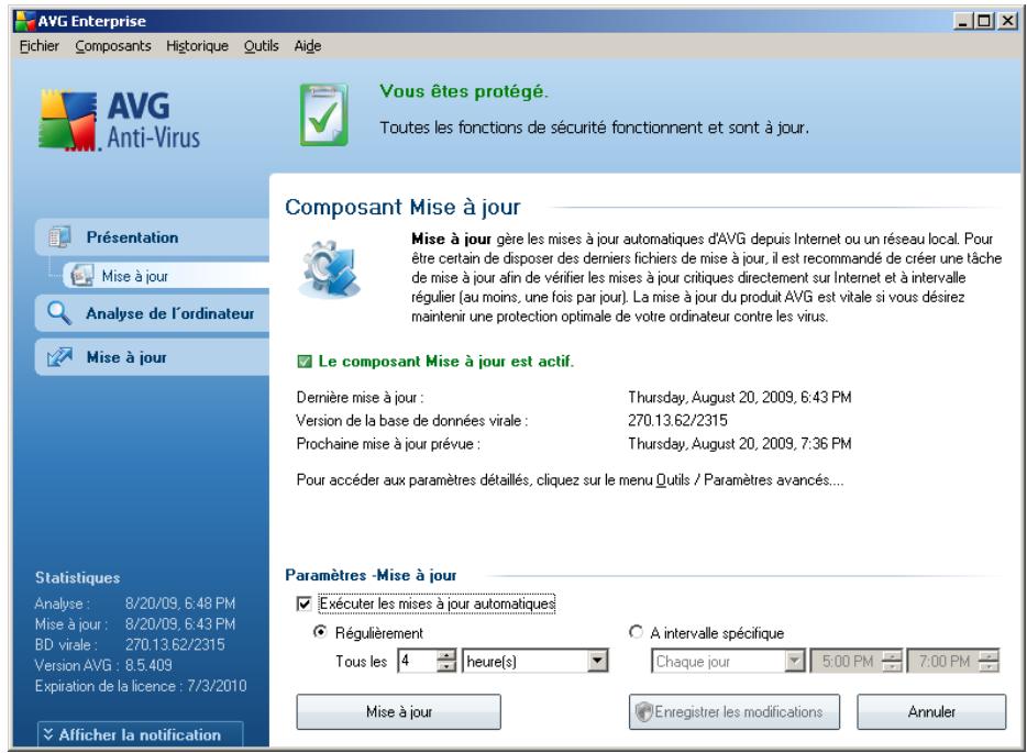 GRISOFT AVG 9 FILE SERVER - Interface du composant mise à jour - 1