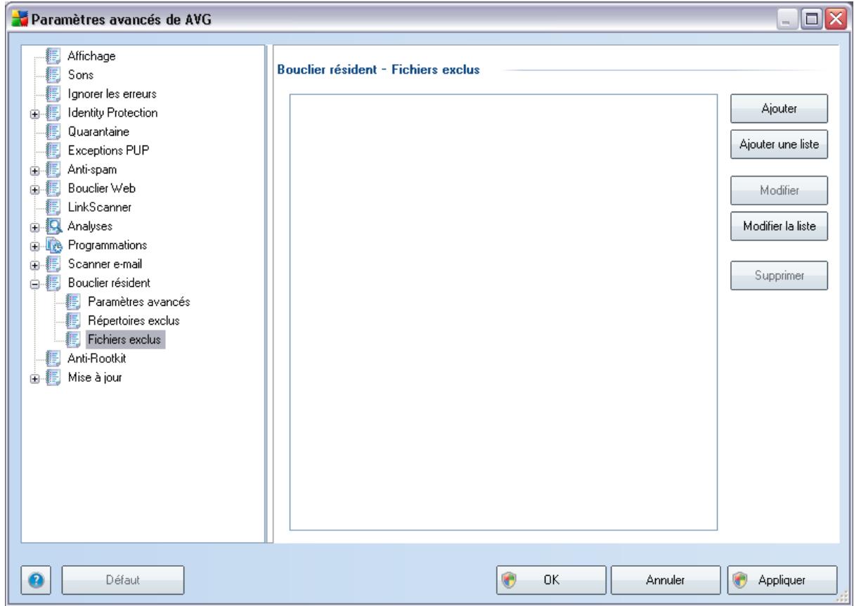 GRISOFT AVG 9 FILE SERVER - Fichiers exclus - 1