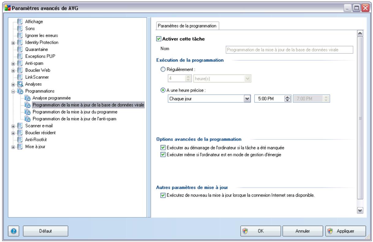 GRISOFT AVG 9 FILE SERVER - Programmation de la mise à jour de la base de données virale - 1