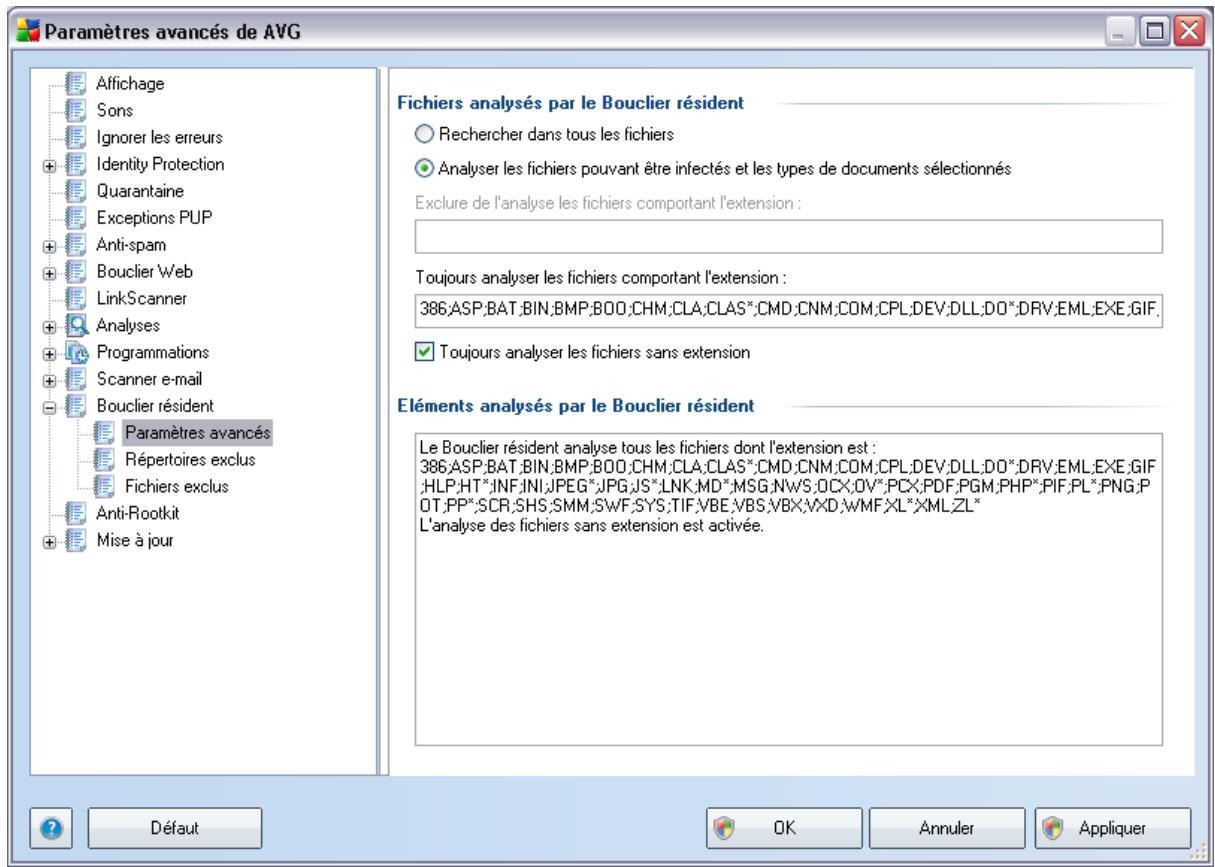 GRISOFT AVG 9 FILE SERVER - Paramètres avancés - 1