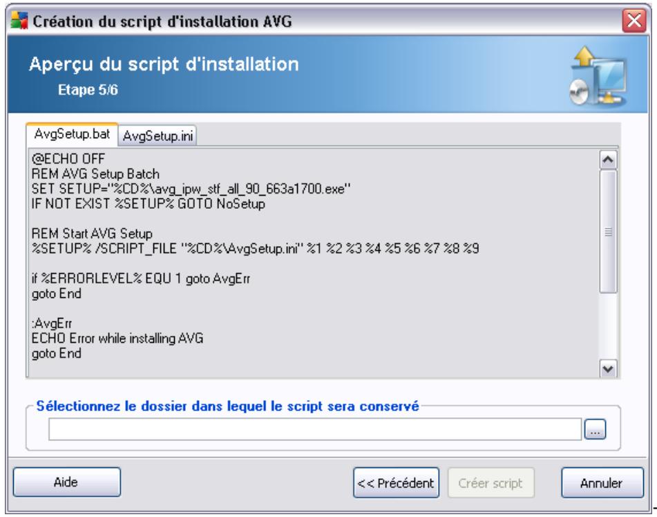 GRISOFT AVG 9.0 ANTI-VIRUS EDITION ENTREPRISE - Création du script d'installation d'avg - 5