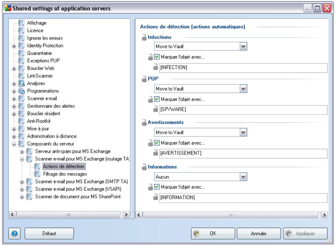 GRISOFT AVG 9.0 ANTI-VIRUS EDITION ENTREPRISE - Detection_actions - 1
