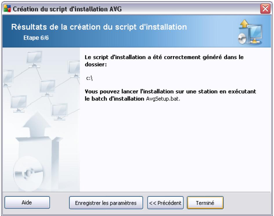 GRISOFT AVG 9.0 ANTI-VIRUS EDITION ENTREPRISE - Création du script d'installation d'avg - 6