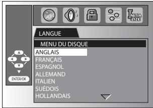 MAGNAVOX 19MD359B - Réglage de la langue du DVD - 6