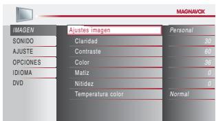 MAGNAVOX 19MD359B - Ajuste de Imagen - 5