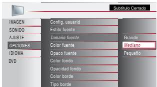 MAGNAVOX 19MD359B - Tamaño fuente - 1