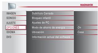 MAGNAVOX 19MD359B - l Modo de Ahorro de Energía - 3