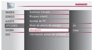 MAGNAVOX 19MD359B - Ubicación - 5