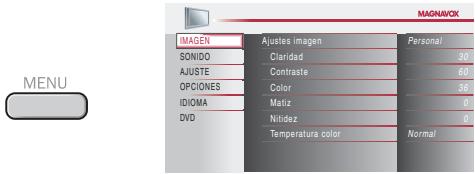 MAGNAVOX 19MD359B - l Reposicion de los Ajustes Predeterminados - 1