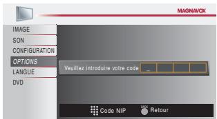 MAGNAVOX 19MD359B - Verrouillage - 7