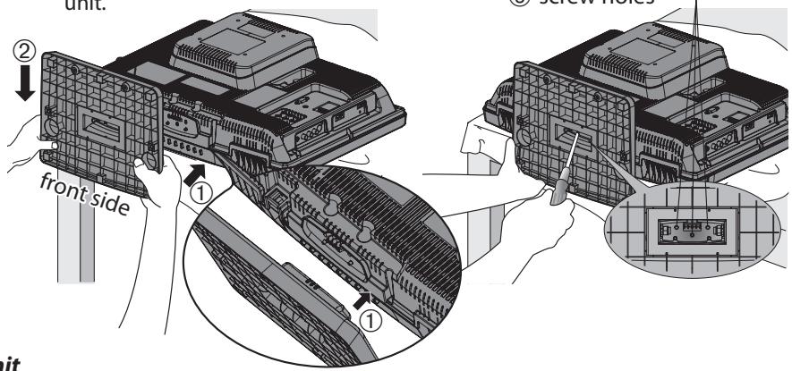 MAGNAVOX 19MD359B - l Attaching the Stand - 2