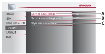 MAGNAVOX 19MD359B - Sous-titres - 6