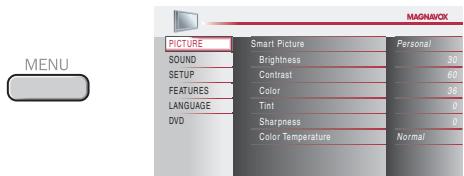 MAGNAVOX 19MD359B - DVD Language Setting - 1