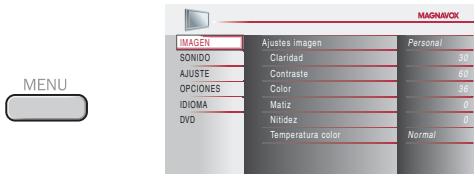 MAGNAVOX 19MD359B - Presione [MENu] para做不到 el menu principal. - 1