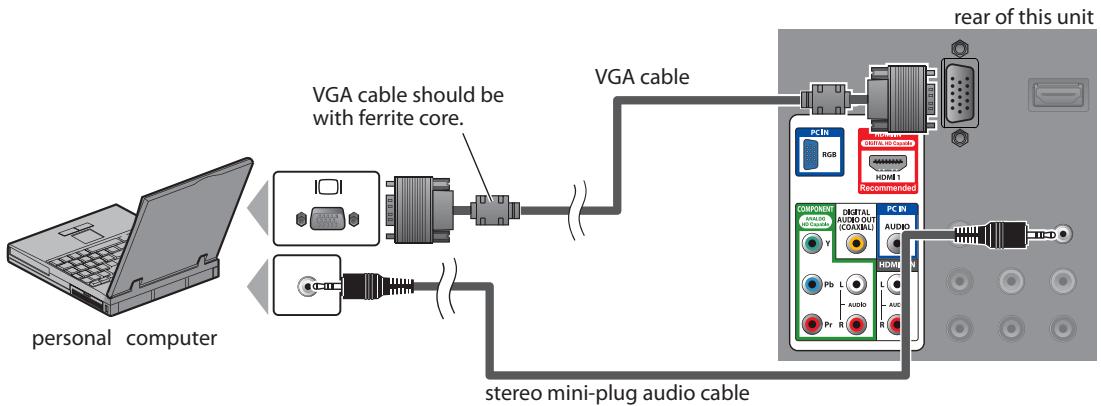 MAGNAVOX 19MD359B - [PC Connection] - 1