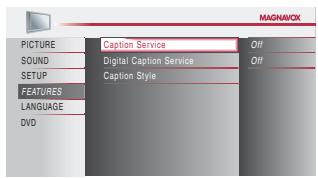 MAGNAVOX 19MD359B - Caption Service - 2