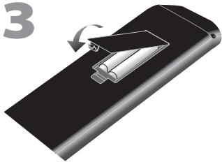 MAGNAVOX 19MD359B - Insérer les piles - 3