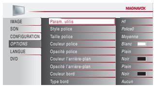 MAGNAVOX 19MD359B - style des sous-titres - 6