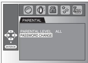 MAGNAVOX 19MD359B - To change the password - 2