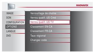MAGNAVOX 19MD359B - verrou qualif. US TV - 2