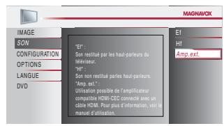 MAGNAVOX 19MD359B - Haut-parleurs du téléviseur - 2