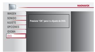 MAGNAVOX 19MD359B - l Reposicion de los Ajustes Predeterminados - 3