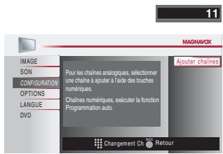 MAGNAVOX 19MD359B - Ajouter des chaînes - 9