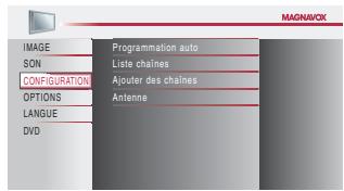 MAGNAVOX 19MD359B - Liste chaînes - 3