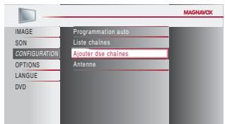 MAGNAVOX 19MD359B - Ajouter des chaînes - 5