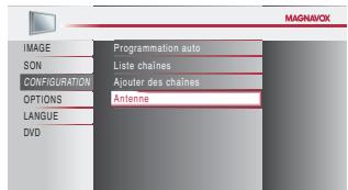 MAGNAVOX 19MD359B - Vérification de l'antenne - 5
