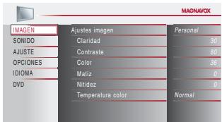MAGNAVOX 19MD359B - Menu Principal - 2
