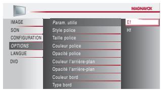 MAGNAVOX 19MD359B - style des sous-titres - 9
