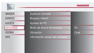 MAGNAVOX 19MD359B - Información sobre el Software Actual - 3