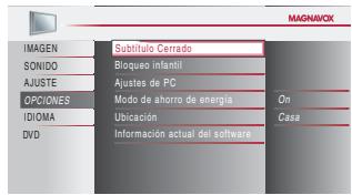 MAGNAVOX 19MD359B - Subtitle Cerrado - 5