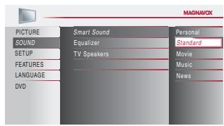 MAGNAVOX 19MD359B - Smart Sound - 2