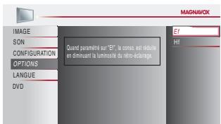 MAGNAVOX 19MD359B - Mode économie d'énergie - 7