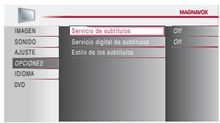 MAGNAVOX 19MD359B - Servicio de Subítculos - 2